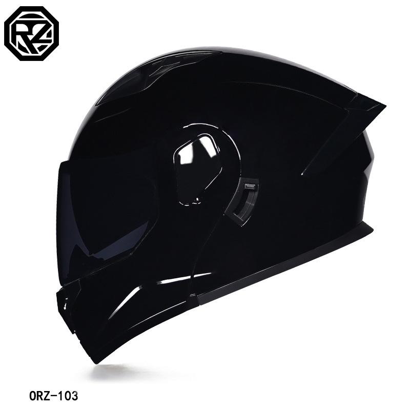 Orz New Helmet Facelift Helmet Motorcycle Helmet Motorcycle Dual Lens Men's And Women's Four Season Motorcycle Cruise Helmet Large Size