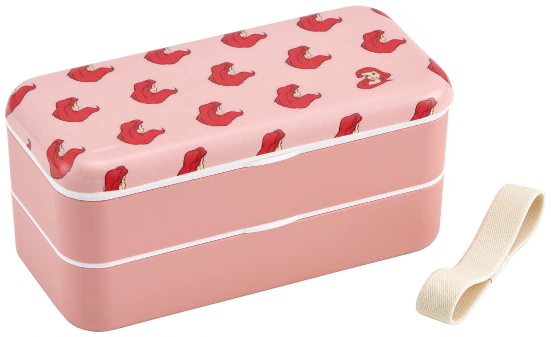 

Скейтбордист Меламиновая крышка Ланч с Диснеевской Ариэль Сделано в коробке, 600 мл, Палочки для еды, Портрет, Япония, SLBW6M-A