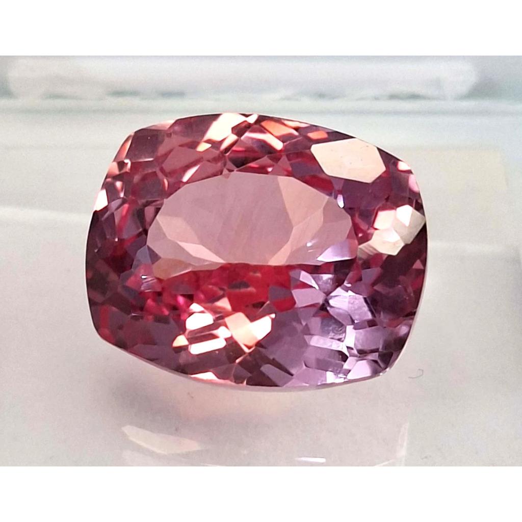 Natural Padparadscha Sapphire 10-12 Ct Cushion Cut Fabulous Loose Gemstone