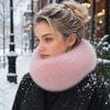 Soft Plush Texture Neck Scarf Solid Neck Wrap New Plush Neck Muffler  Winter Accessory