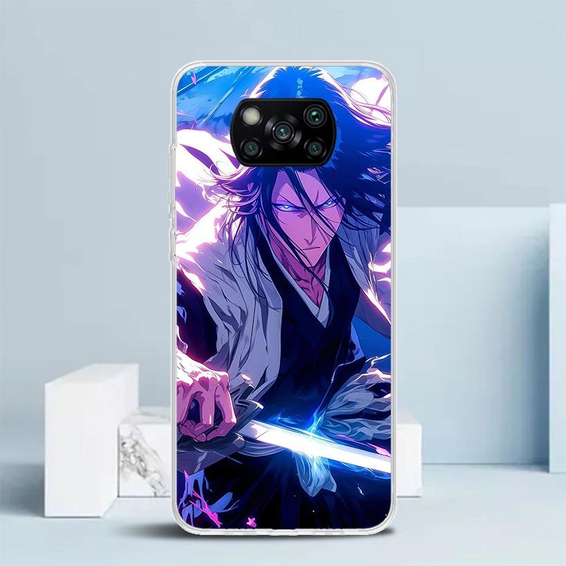 Bleach Kuchiki Byakuya Soft Cover for Xiaomi Poco F7 Ultra X7 X6 X5 Pro M7 Phone Case Redmi 15 15C 13 13C 12 12C 10 10C Print Sh