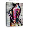 Graffiti Sexy Akt Ženský Portrét Tělo Nástěnné Umění Plátno Malba Plakátový Tisk Domácí Dekorace pro Obývací Pokoj Bez Rámu