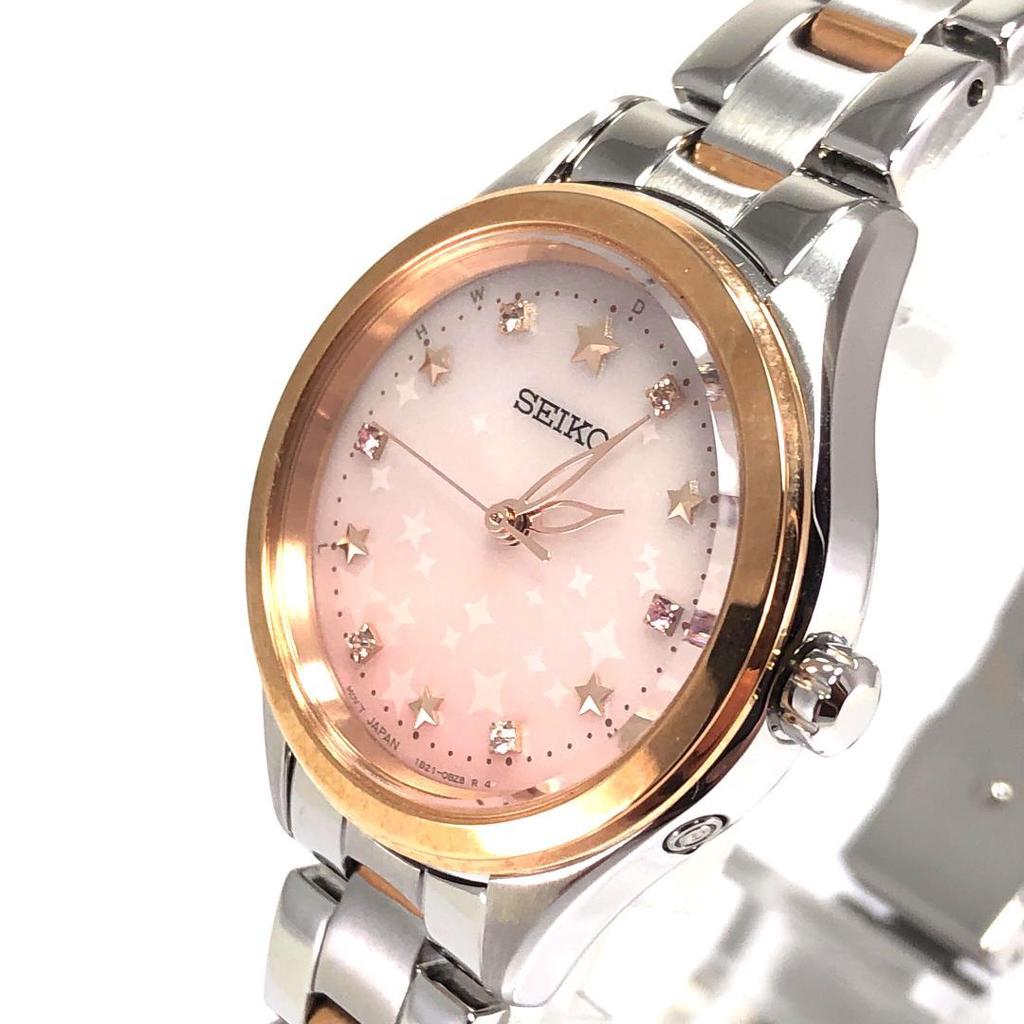 [USED] Seiko with Box / SE Star Index / Solar Radio Wave