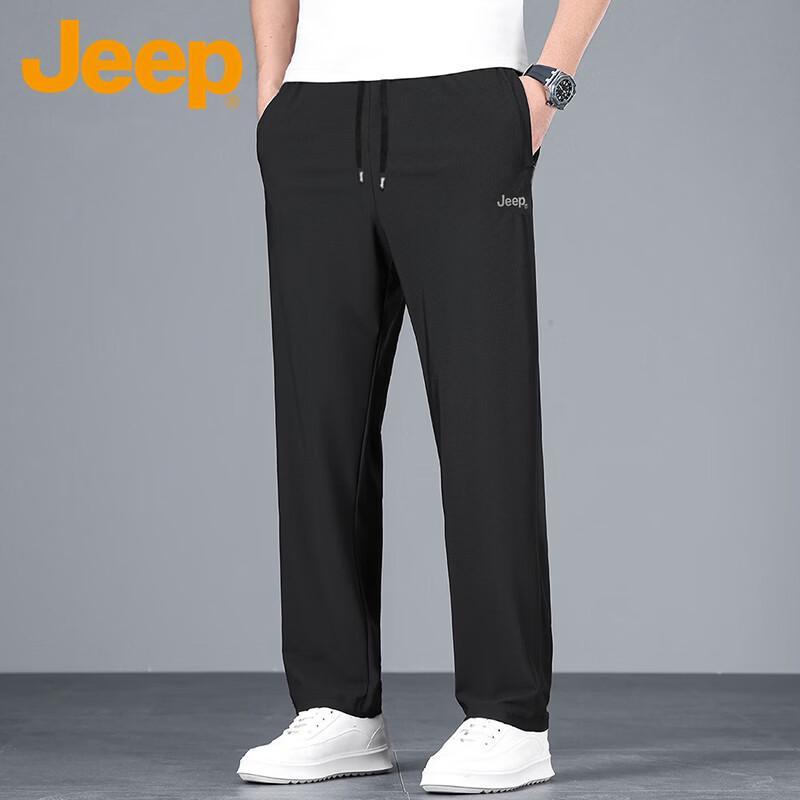 JEEP Men s Ice Silk Quick-Dry Casual Sports Pants L