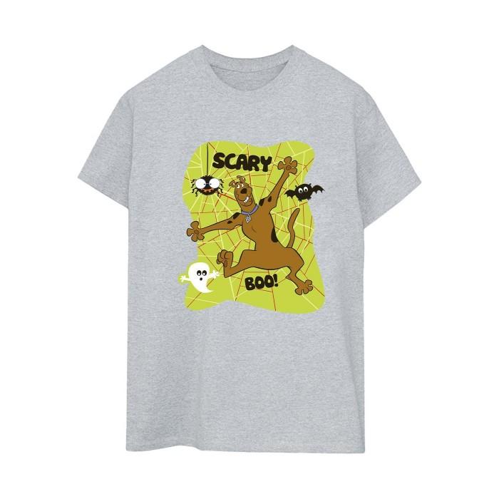 Scooby Doo Damen/Damen Gruselig Buh! Boyfriend-T-Shirt