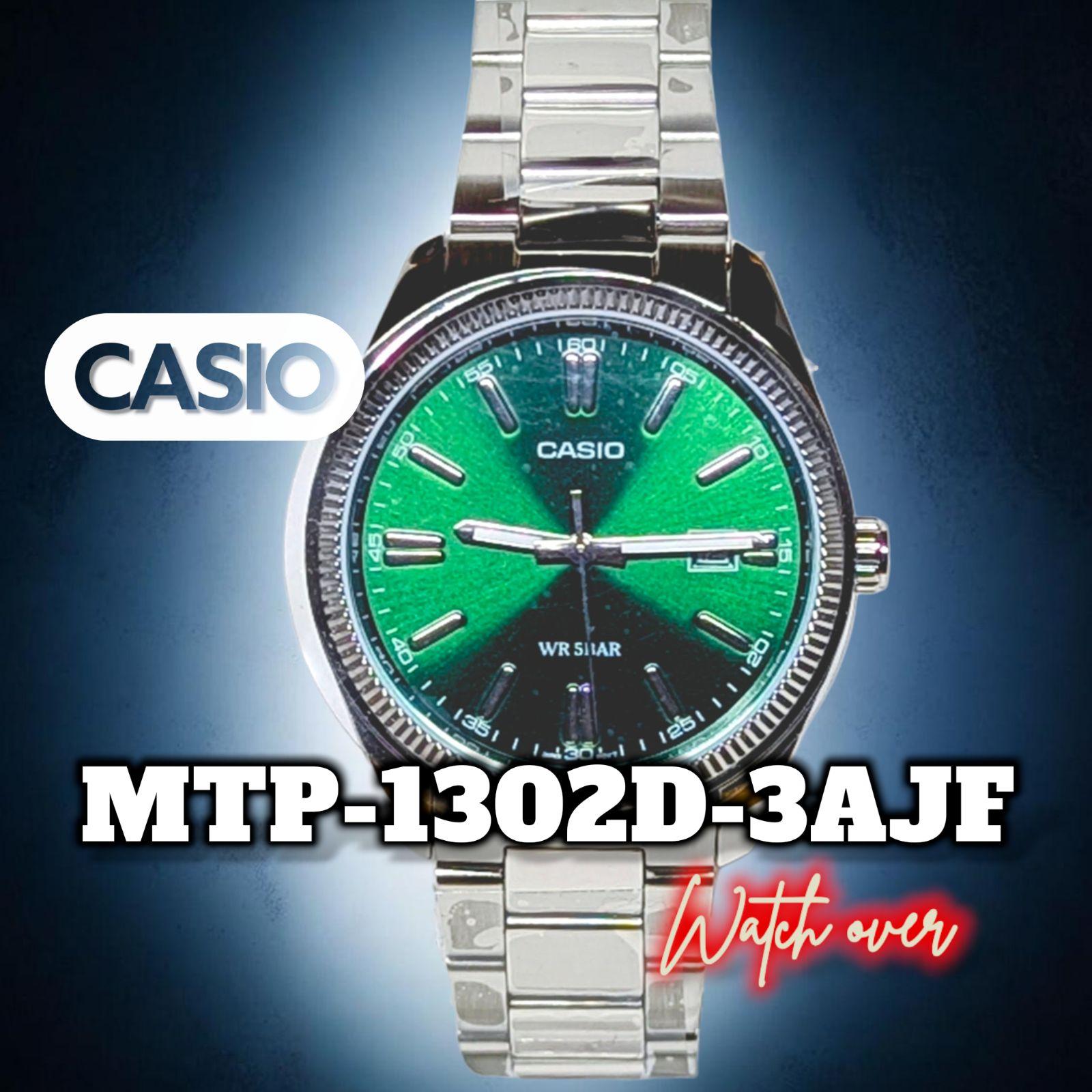 Cheap Casio Chipkashi Last Shiny Green MTP-1302D-3AJF Green Silver Mercari Delivery Analog Watch mtp1302 casio Casio CASIO