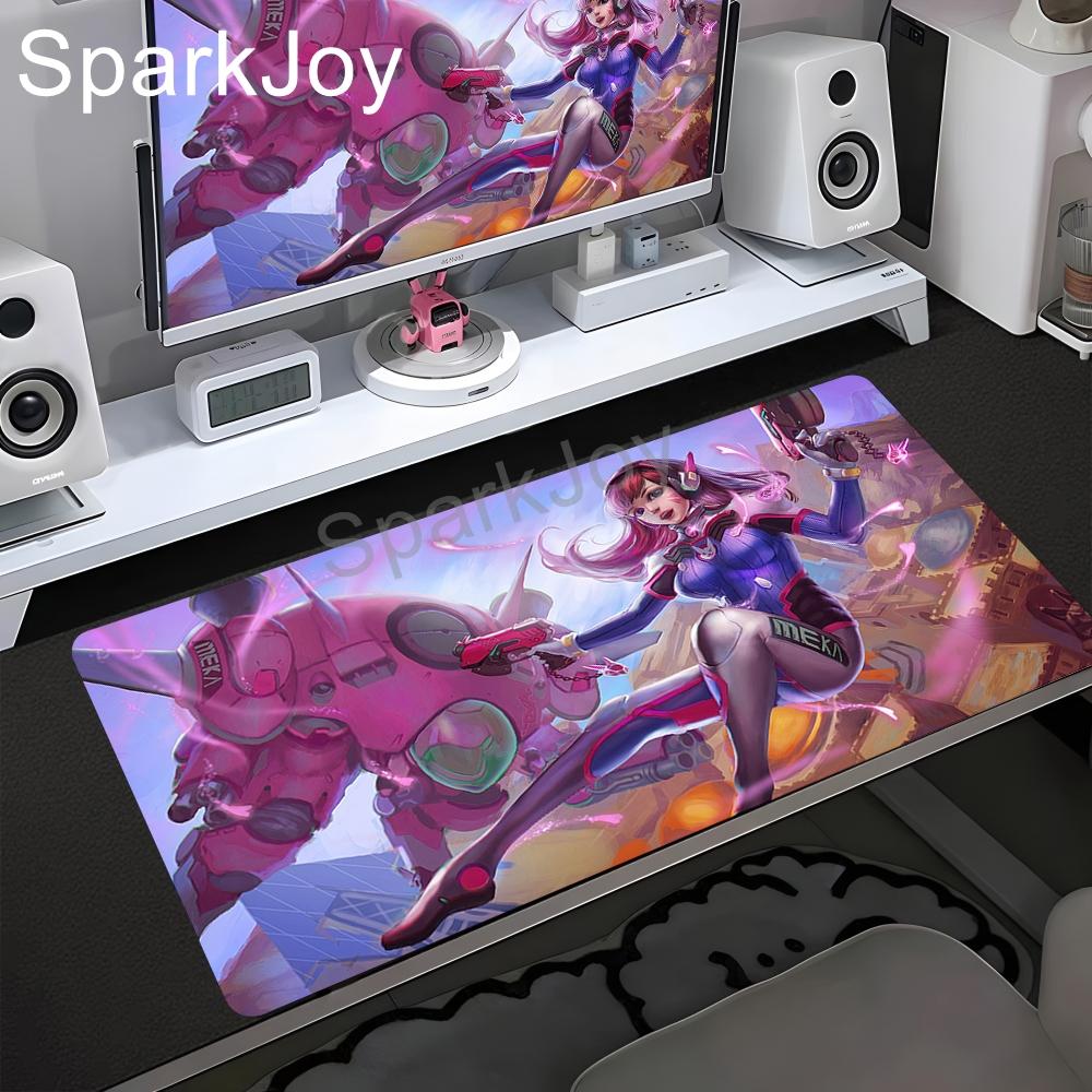 PC Gamer Cabinet Kawaii Mousepad XXL Sexy Anime Girl Overwatch Mercy Mouse Pad Keyboard Rug Laptop Gaming Accessories Desk Mat