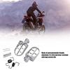 1 Pair Wide Fat Foot Pegs Pedal 8mm Metal Motorcycle Foot Pegs Pedals Footrest Kit for Honda XR50R CRF50 CRF70 CRF80 CRF100F