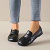 2025 Women Spring New  Flats Shoes Soft-soled  Loafers Slip On Boat Shoes Designer Casual Leather Oxfords