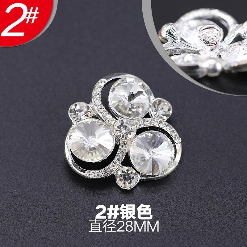 1pcs High-grade Coat Button for Clothing Metal Fur Button Mink Button Decorative Accessory