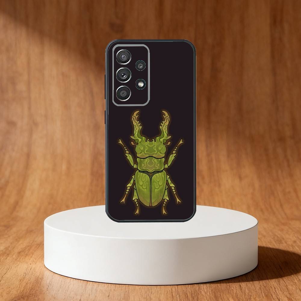 B-Biology Art Insects Bugs Phone Case For Samsung S25,S24,S21,S22,S23,S30,Ultra,S20,Plus,Fe,Note,10,9,5G Black Cover
