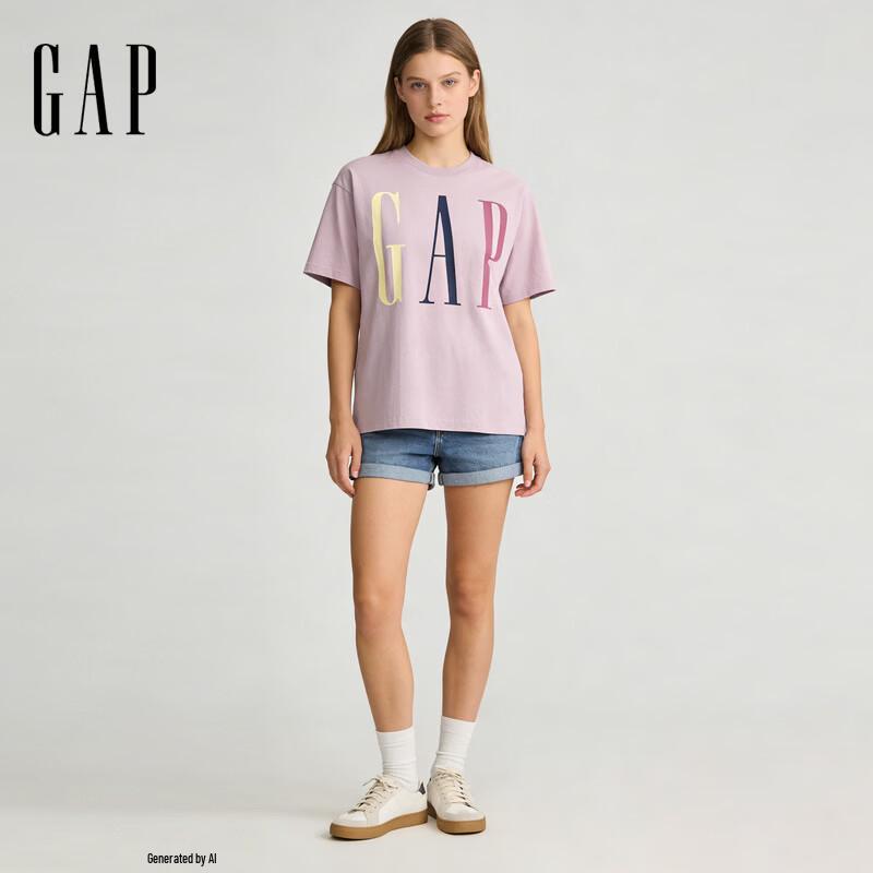 GAP Unisex Color-block Logo T-shirt 170/92A