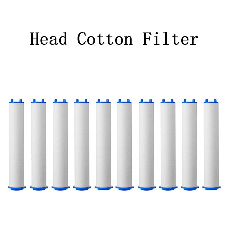 Replacement Shower Head Cotton Filter Set Water Purification 9.5cm Length Remove Chlorine/Fluoride for Shower Water Cleaning