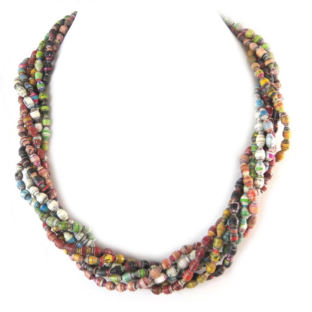 Les Trésors De Lily [N9502] - Multicolored 'New Life' Artisanal Necklace (handmade)