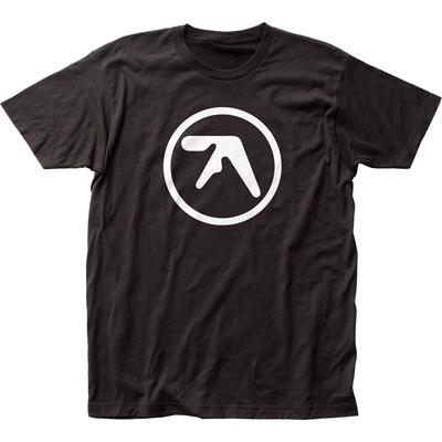 Aphex Twin Logo T-shirt Homme Rock N Roll Groupe Classique T-shirt de Concert Nouveau Noir