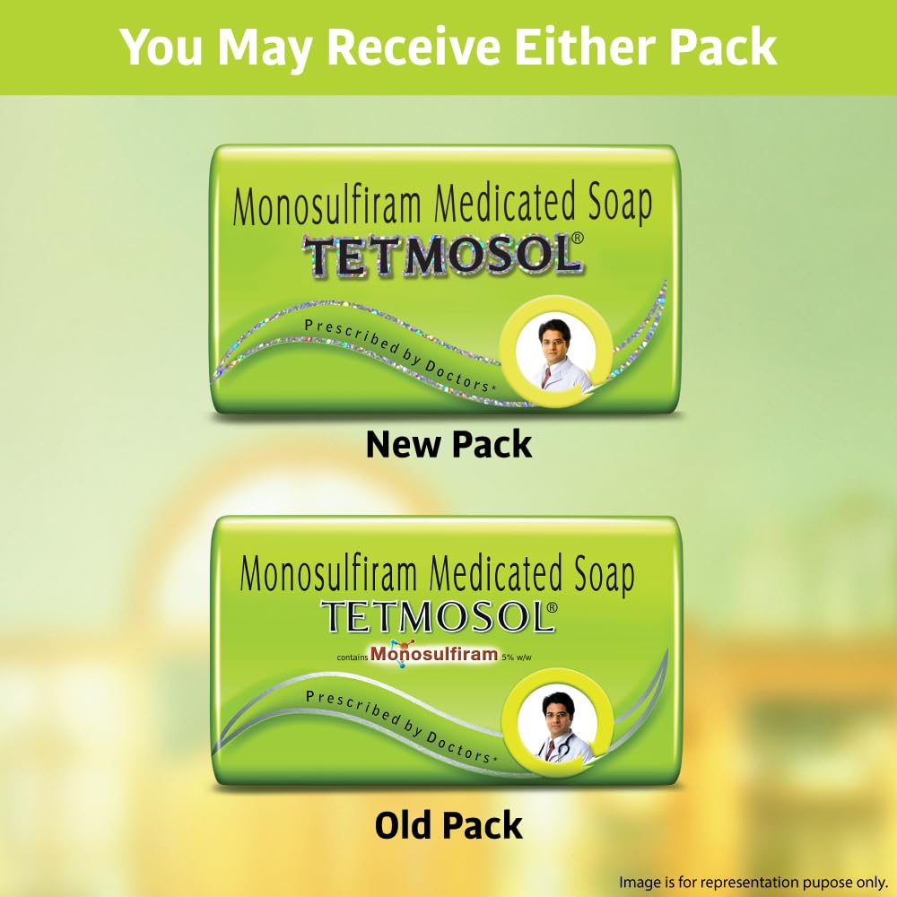 Tetmosol Medicated Soap Pack of 8 100g Each – Anti-Itch Skin Care for Daily Use Adults & Children