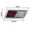 34155TR0H01 33500TR0A01 Rear Bumper Tail Lamp Brake Stop Reverse Light No Bulb For Honda Civic Sedan 2012 2013