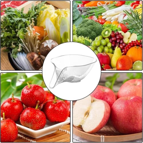 SoolKool [2-Pack] Colander, Clip, Strainer, Bowl, and Sink Strainer Set for Vegetables, Fruits, Food, Meat, Pots, Rice, and Rinse Bowls. Stackable for