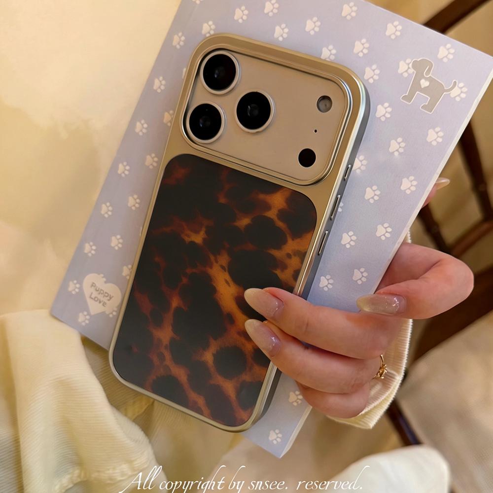 Full-screen Leopard Print Phone Case for IPhone 17 16e 16 15 14 13 12 11 Air Pro Max X XR 8 7 Plus Luxury Clear Soft Back Cover