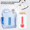 5L/5.5L/7.5L/10L/15L Portable Water Bucket Water Storage Carrier Pure Water Tank Container Faucet Outdoor Hiking Camping Picnic