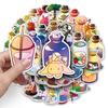 50 Original Graffiti Art Stickers: Waterproof Decor for Journals, Water Bottles, and Suitcases
