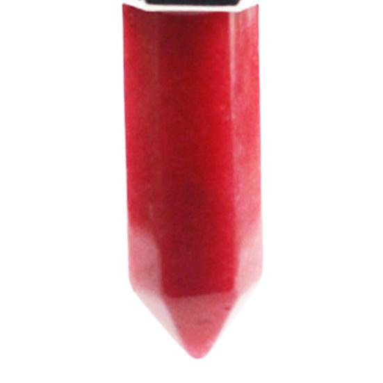 Schwarzes Seil Verstellbare Exquisite Damen Halskette Natürlicher Sechseckiger Stein Drahtumwickelter Anhänger Halskette Schmuckzubehör