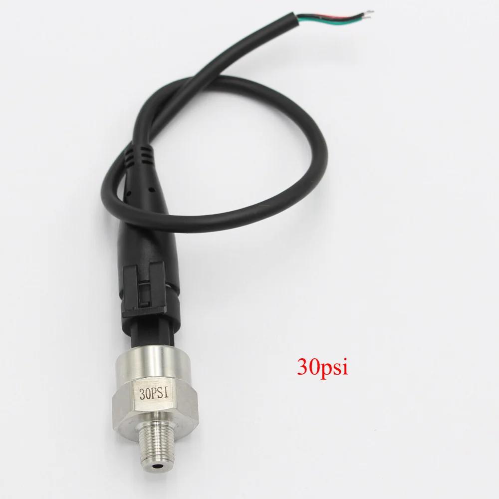 5V 1/8” NPT Pressure Transducer or Sender 30psi-500Psi for Fuel Diesel Oil Air Water