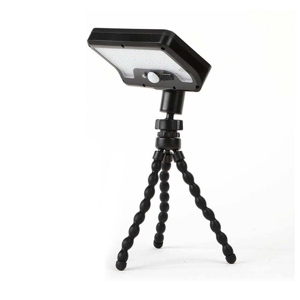 Solar Wall Light Solar Powered Flood Light Auto On/Off Motion Sensor Garden Light Outdoor Flexible Octopus Tripod Camping Light