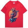 Unisexs T Shirt 2026 Streetwear Japanese Harajuku Tshirt Koi Fish Wave Printed Hip Hop Tshirt Short Sleeve Summer Cotton Tops Tees