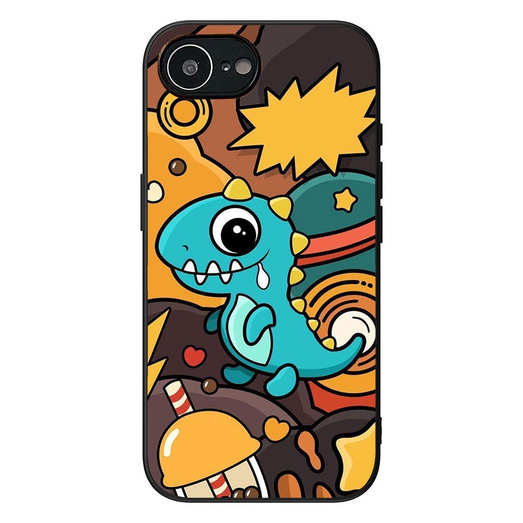 Cartoon Dinosaur Anime Phone Case for Apple iPhone 12 13 Mini XS 11 Pro Max 7 8 Plus + XR 8+ X SE 2020 SE3 Cover Casing