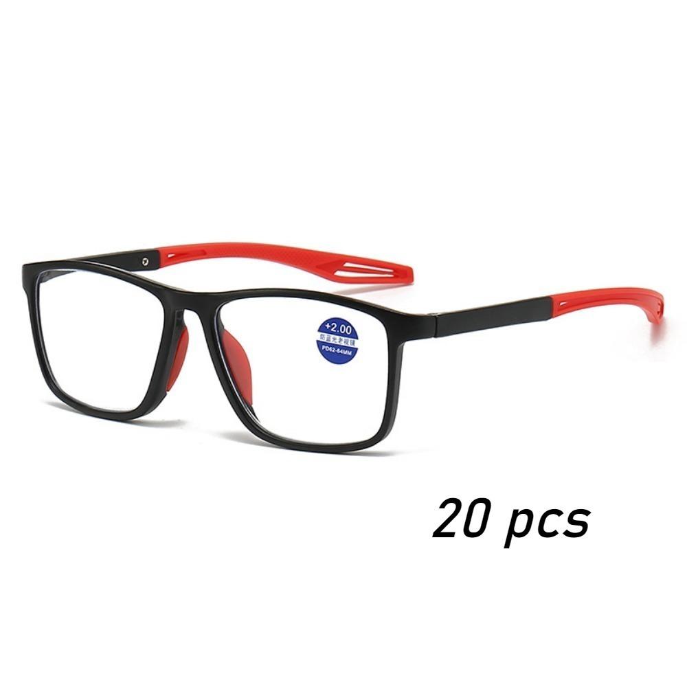 TR90 Sport Reading Glasses Men Ultralight Anti Blue Light Presbyopia Eyeglasses Men's Hyperopia Optical Eyewear Diopters