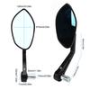 2pcs 22mmCelsius0.87in   Motorcycle Mirro  Handlebar Side Mirror Replacement for SU UKI  250R  R600  R750