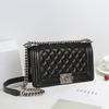 European and American Style Atmospheric Messenger Bag Bag Women's Genuine Leather Sheepskin Texture Hot Mom Bag Versatile Personality Shoulder Diamond