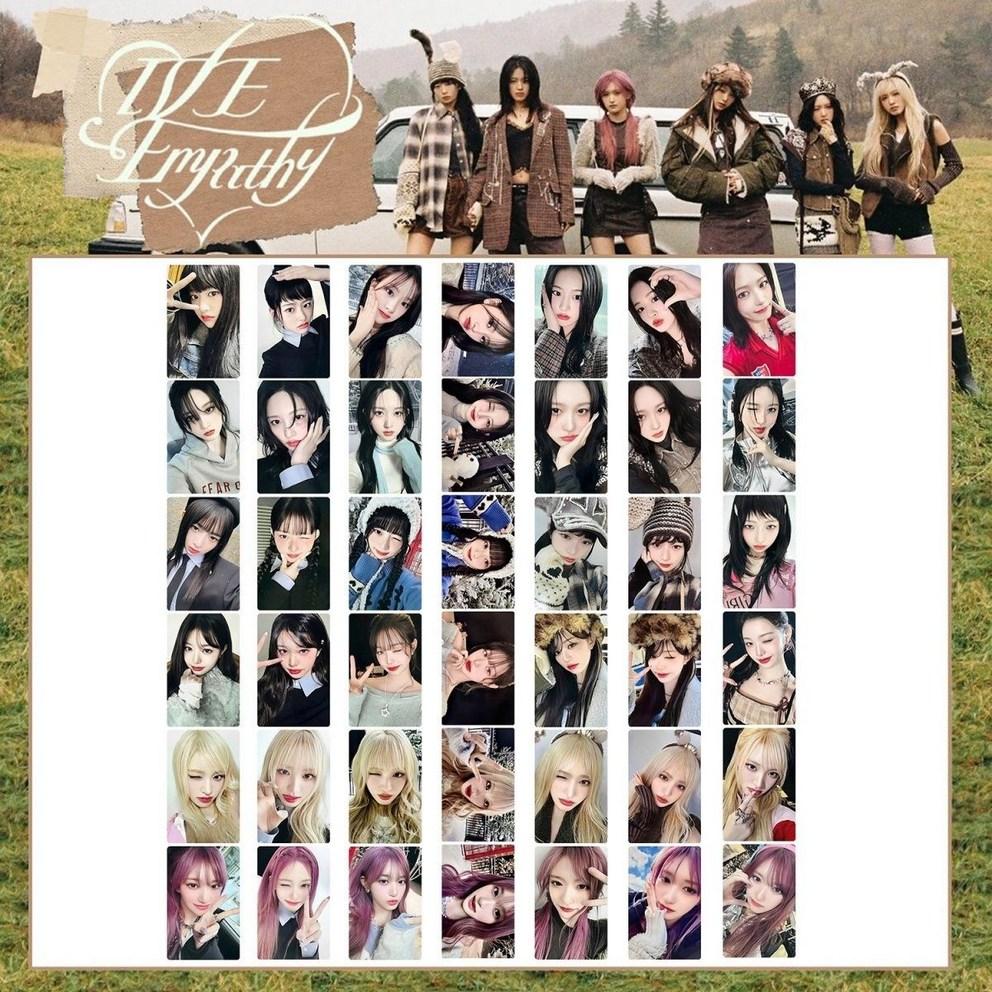 

IVE 3-й мини-альбом Levelha Эмпатия Специальная фотокарточка Товары Фотокарточка Чан Вонён Ан Юджин Лиз Лисо Осень Коллекционная карточка с идолами