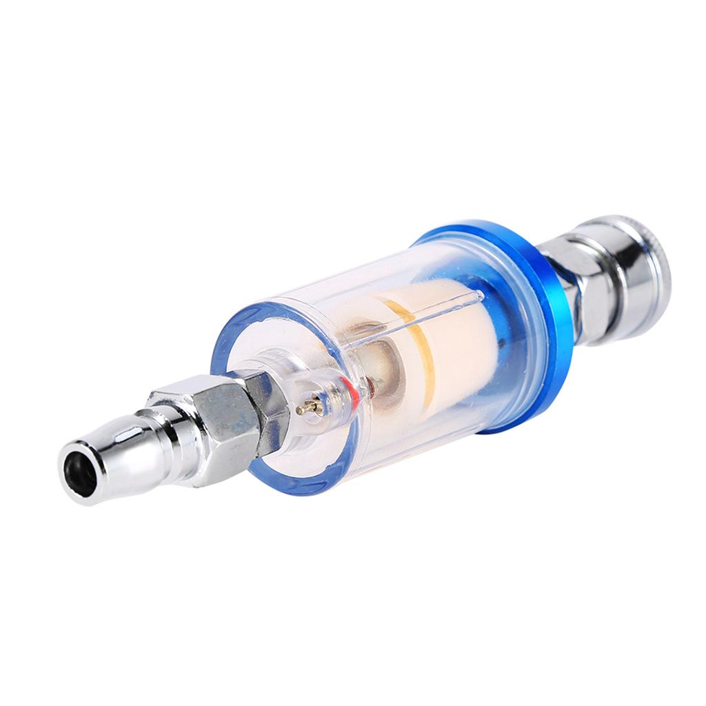 Spray     Filter Moisture Separator Water Trap with 1/4 Inch   Fittings for Compressed   Lines Pneumatic Tools Equipment
