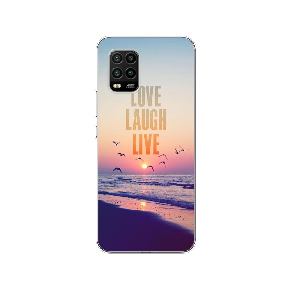 For Xiaomi Mi 10 Lite Case 6.57" Soft Silicon Tpu Cover For Xiaomi Mi 10Lite 5G Mi10Lite Phone Back Shell Bumper Funda