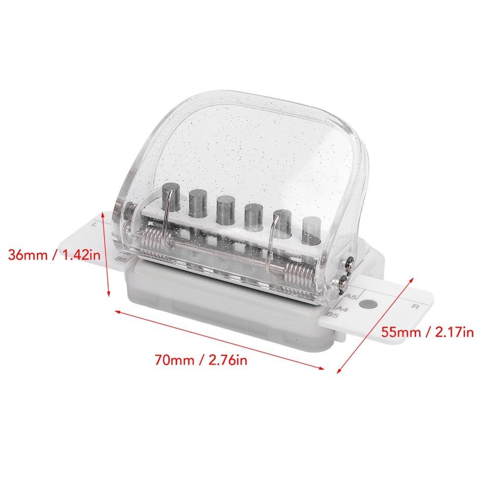 ABS Manual Paper Punch Mini Size Paper Puncher DIY Office Hole Punch Craft Business