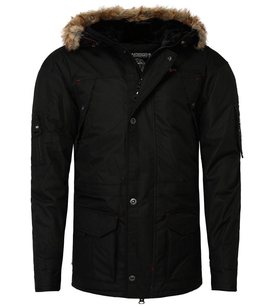 Parka Geographical Norway ABIOSAURE Nero