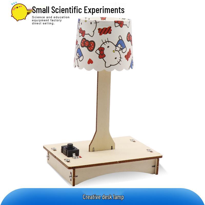

Wooden DIY Desk Lamp for Kids - Creative Science Project