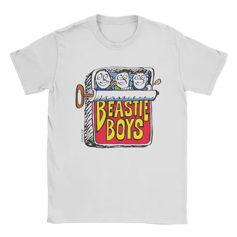 Awesome Beastie Boys Sardine Can Tshirts For Unisex Crewneck Cotton T Shirts Short Sleeve Tee Shirt Tops