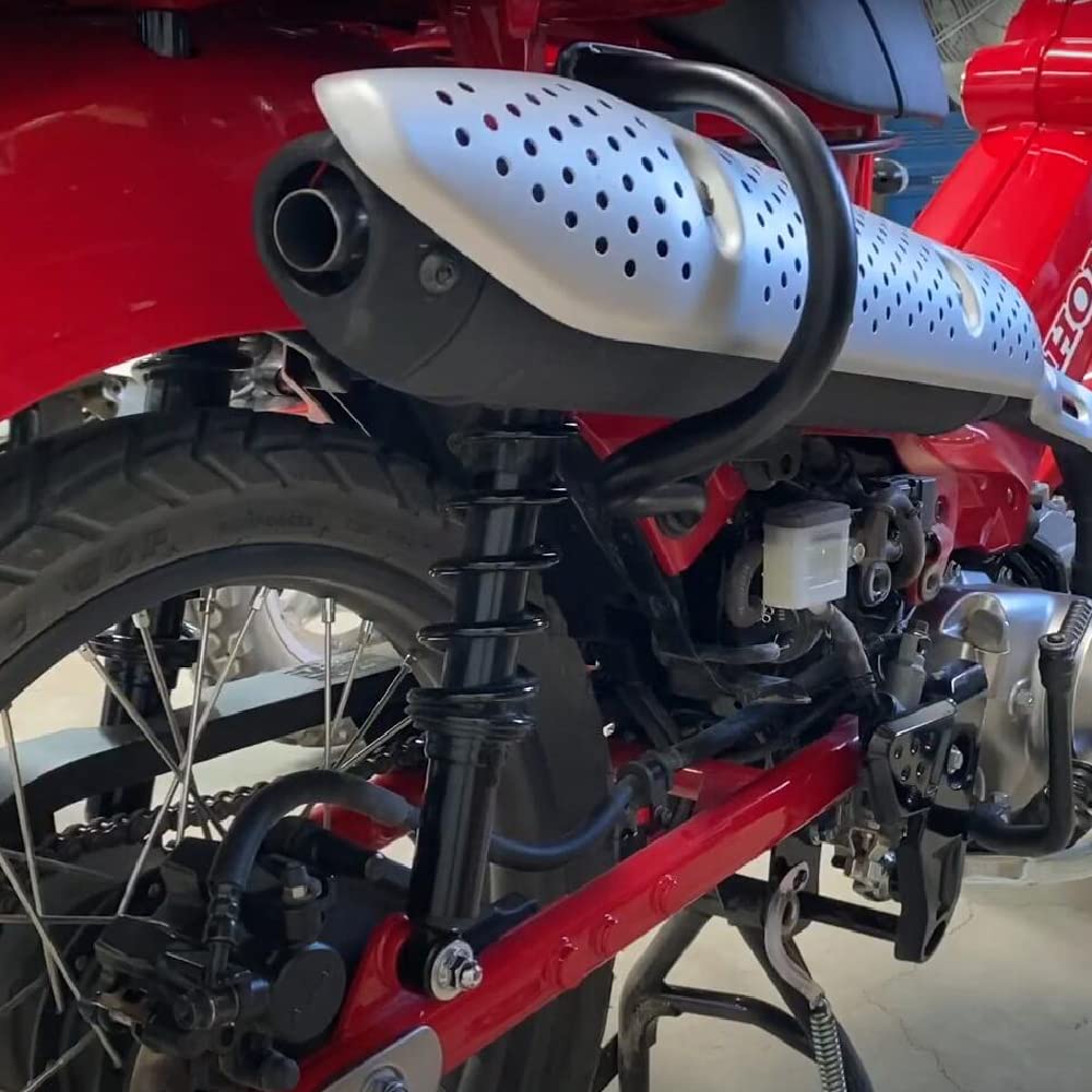 Matte Black Exhaust Crash Bars for Honda CT125 Hunter Cub Guards/Crash (All Models)