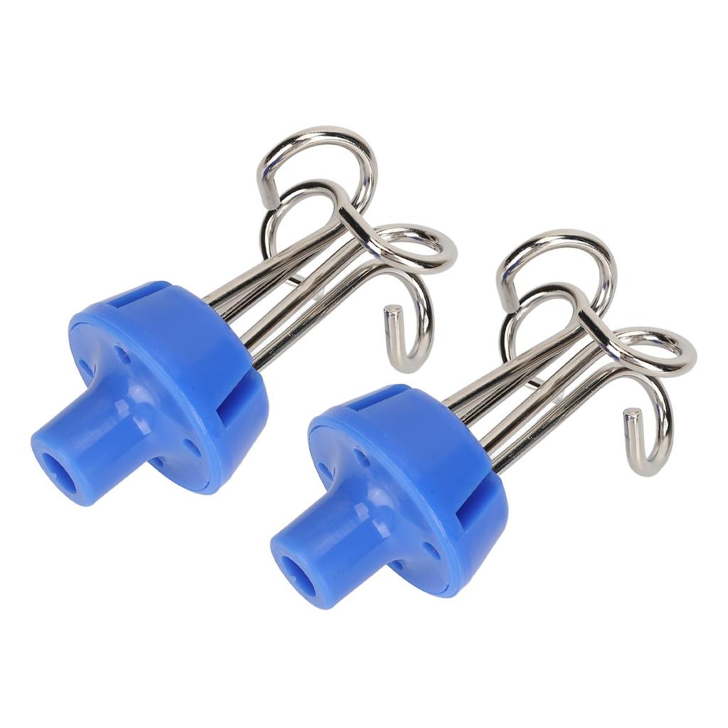 2PCS Ganchos para Suporte de Soro 4 Cabides Metal Gancho Vertical para Suporte de Infusão para Uso Médico Hospitalar