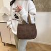 Small Fresh and Sweet Handbag Large Capacity Handbag Office Worker Lunch Box Bag Simple and Fashionable Small Square Bag Women's Bag