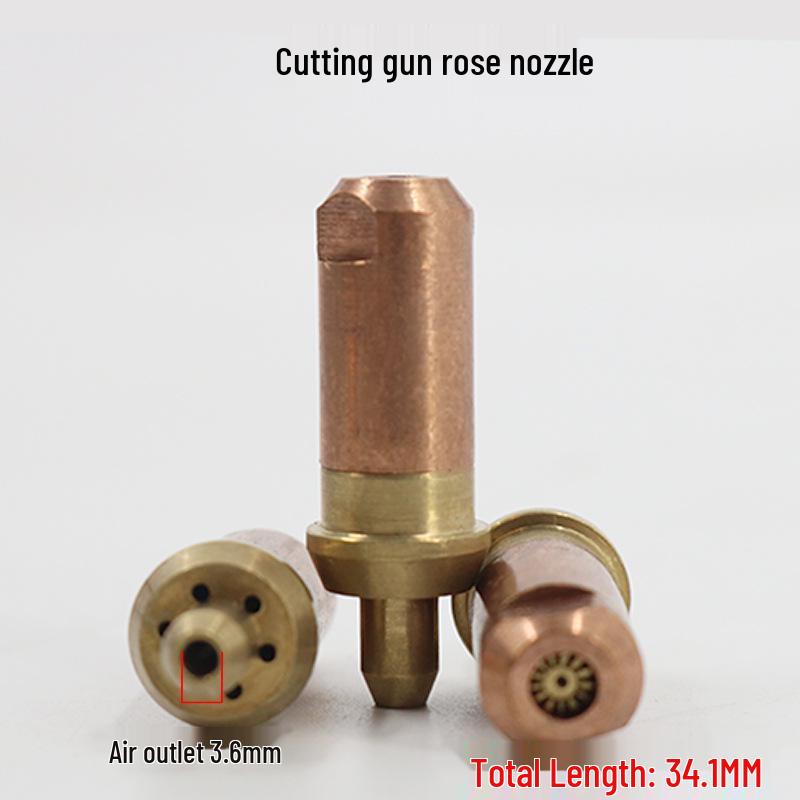 2L Multi-Hole Purple Copper Torch Nozzle: Acetylene/Propane/Oxygen Small Welding and Cutting Tip