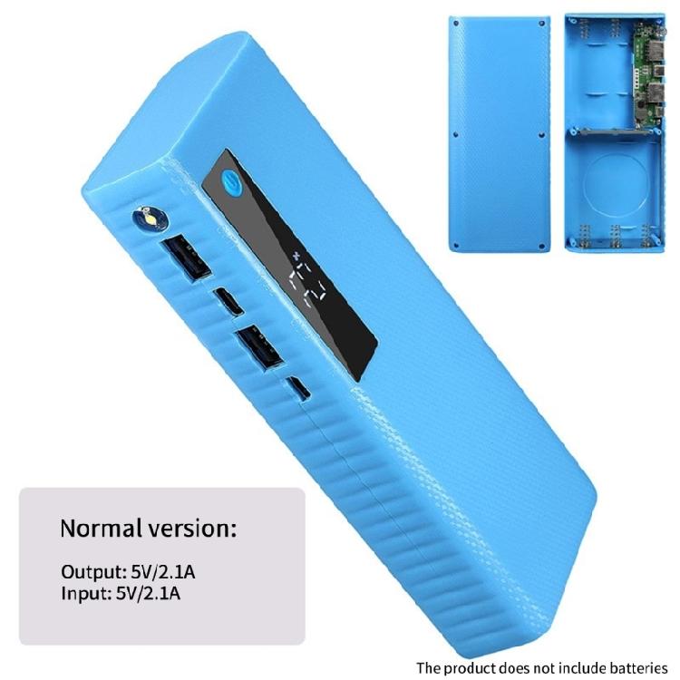 Interchangeable 5x21700 Battery Charging Case Quick Charging Capability LED Power Suitable for Various Device Support