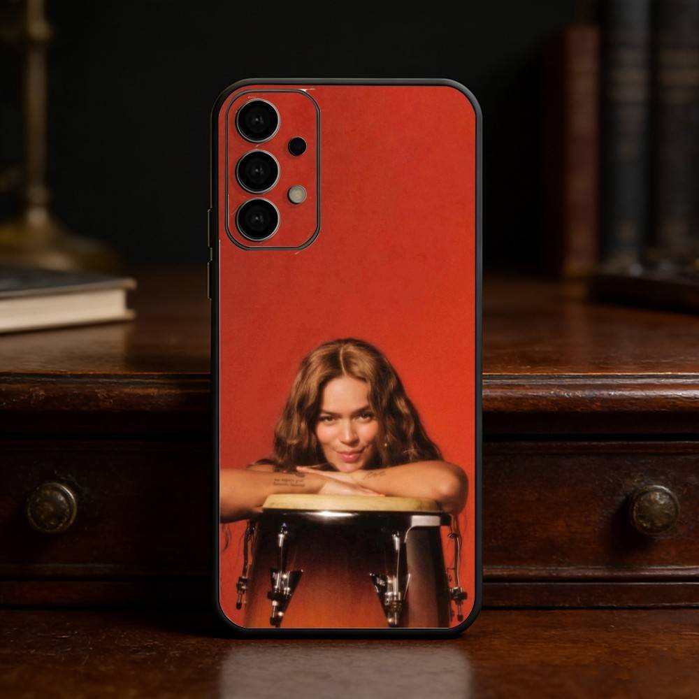 

K-Karol G Tropicoqueta Phone Case For Samsung S25,24,23,22,30,21,10,9,Ultra,Plus,Lite Soft Black Case Samsung S25