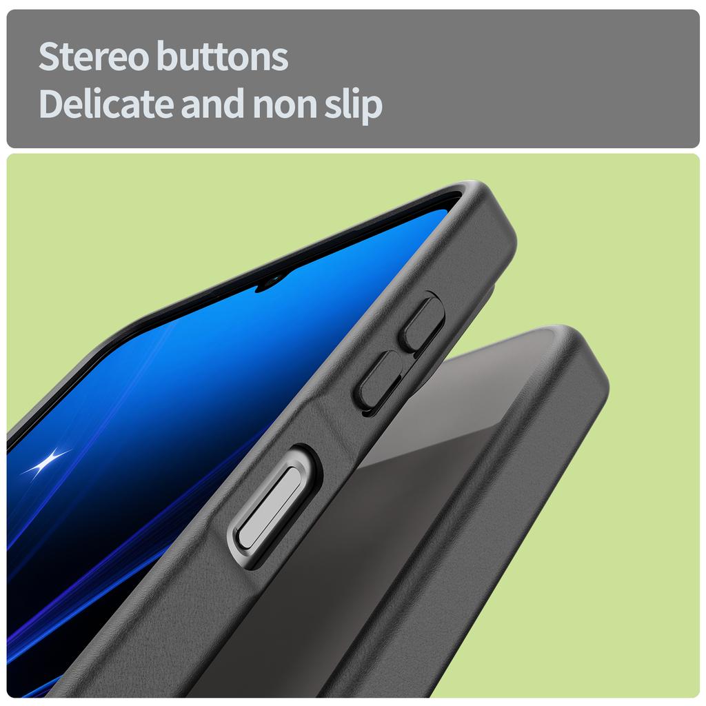 For Samsung Galaxy A06 4G/5G Case Skin Touch Matte Anti Drop TPU PC Phone Back Cover