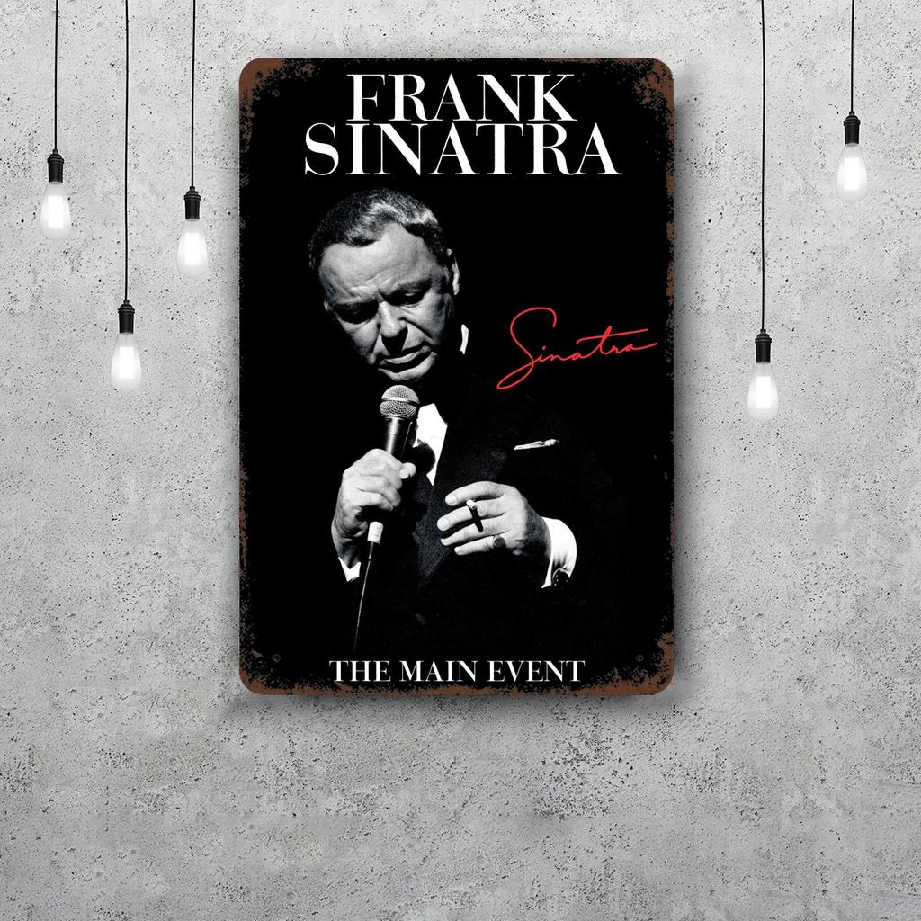 Frank Sinatra Retro Vintage Tin Sign Poster Decorative Plaque Metal Plate Wall Decor