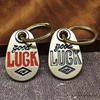 [ALOHAMONI] Brass GOOD LUCK Vintage American Key Chain Key Ring American Casual Miscellaneous Goods