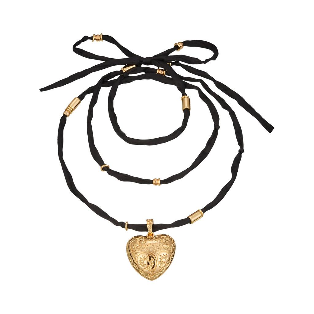 Crafted Heart Beautifully Pendant Necklace For Women In Stylish Alloy With Elegant Finish